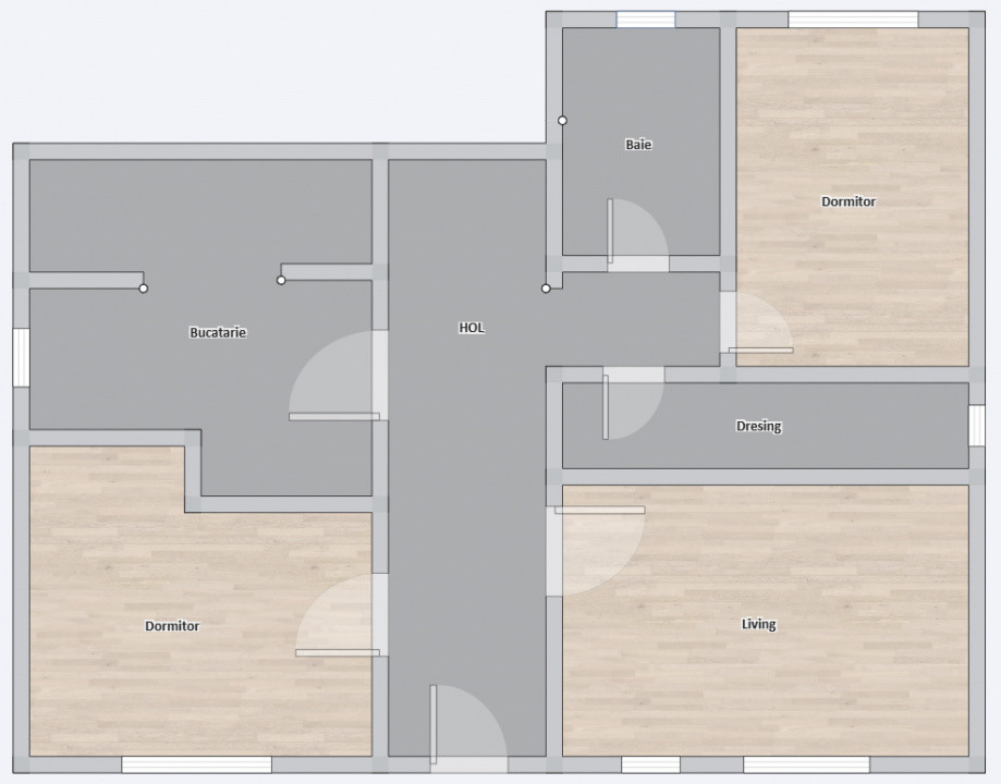 Apartament cu 3 camere la casa in Miroslava langa notariat Iulia Paduraru