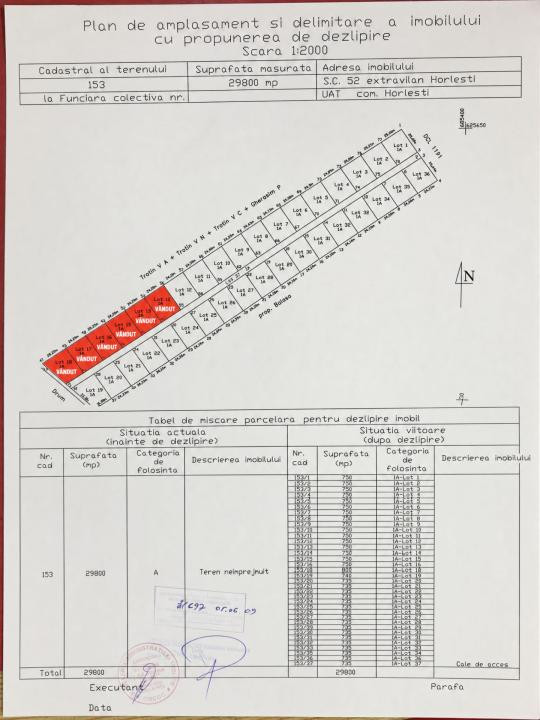 Loturi de teren cu suprafete de aproximativ 750 mp| Intravilan | Intre Vorovesti