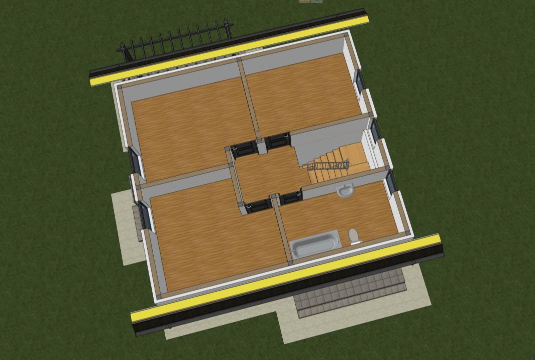 Casă individuală Visan 4 camere, 2 bai