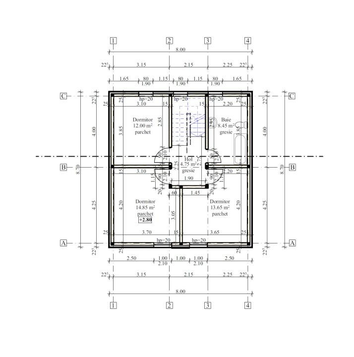 Casă individuală Visan 4 camere, 2 bai