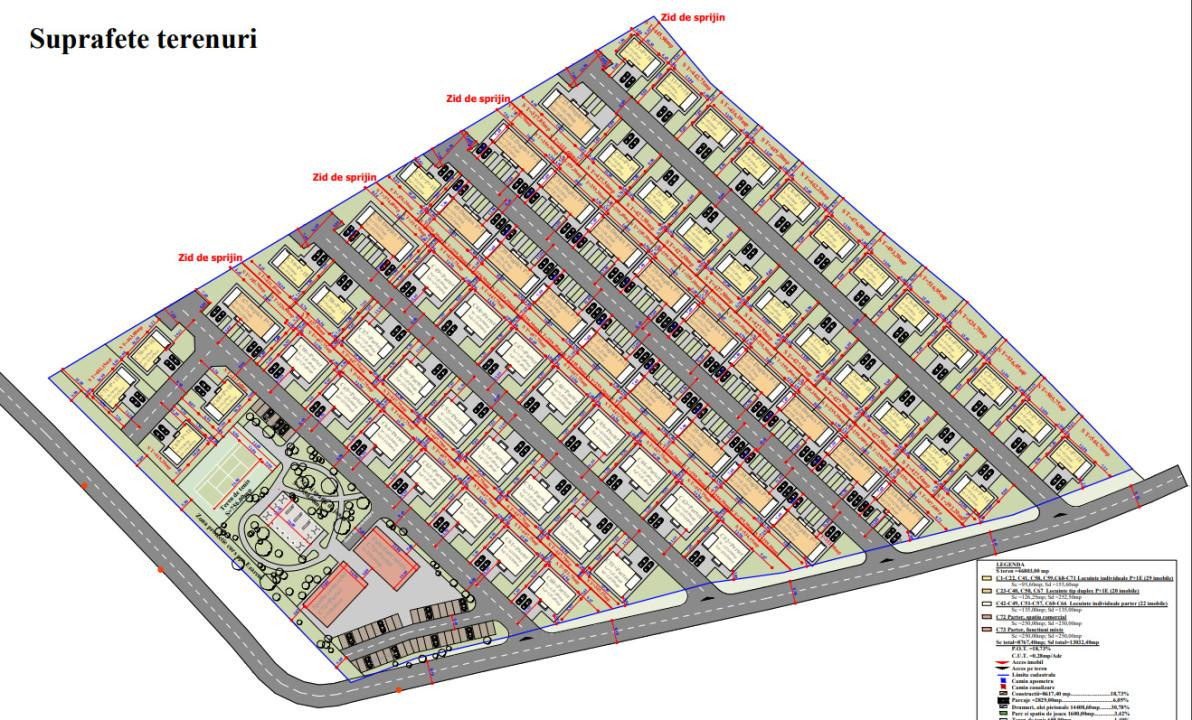 Teren intravilan 4,68 ha cu proiect rezidențial – Valea Adâncă, Miroslava, Iași
