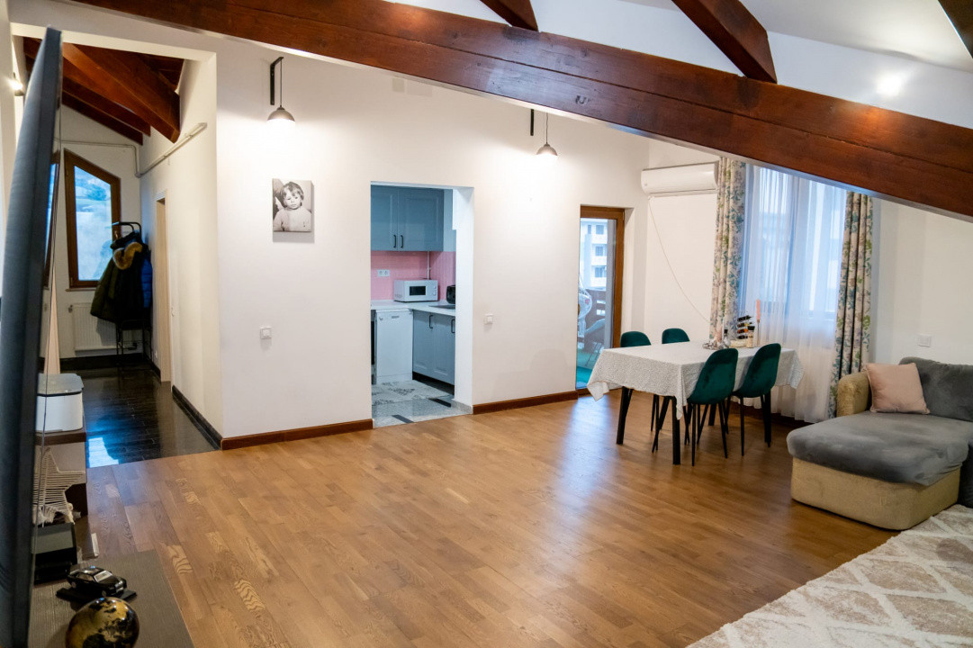 🏡 Apartament spațios, tip vilă – 3 camere, 105 mp + terasă, 3 locuri de parcare