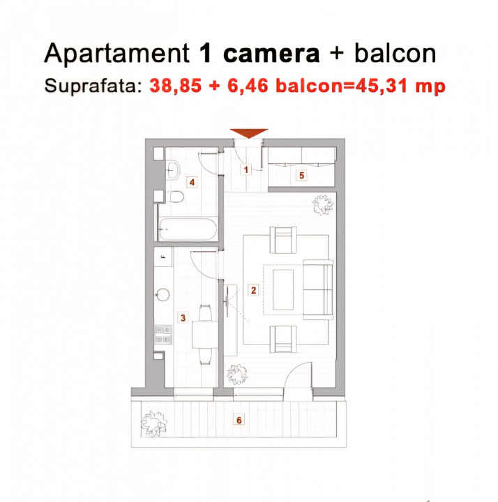Apartament cu 1 cameră – Braus Residence | 0 comision la achizitie | Dezvoltator