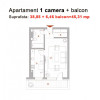 Apartament cu 1 cameră – Braus Residence | 0 comision la achizitie | Dezvoltator