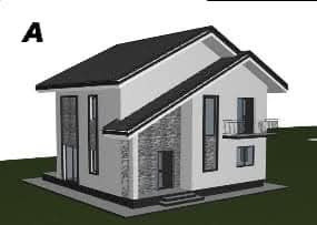 Casă modernă cu 4 camere, beci și teren de 440 mp – Miroslava, Valea Adâncă