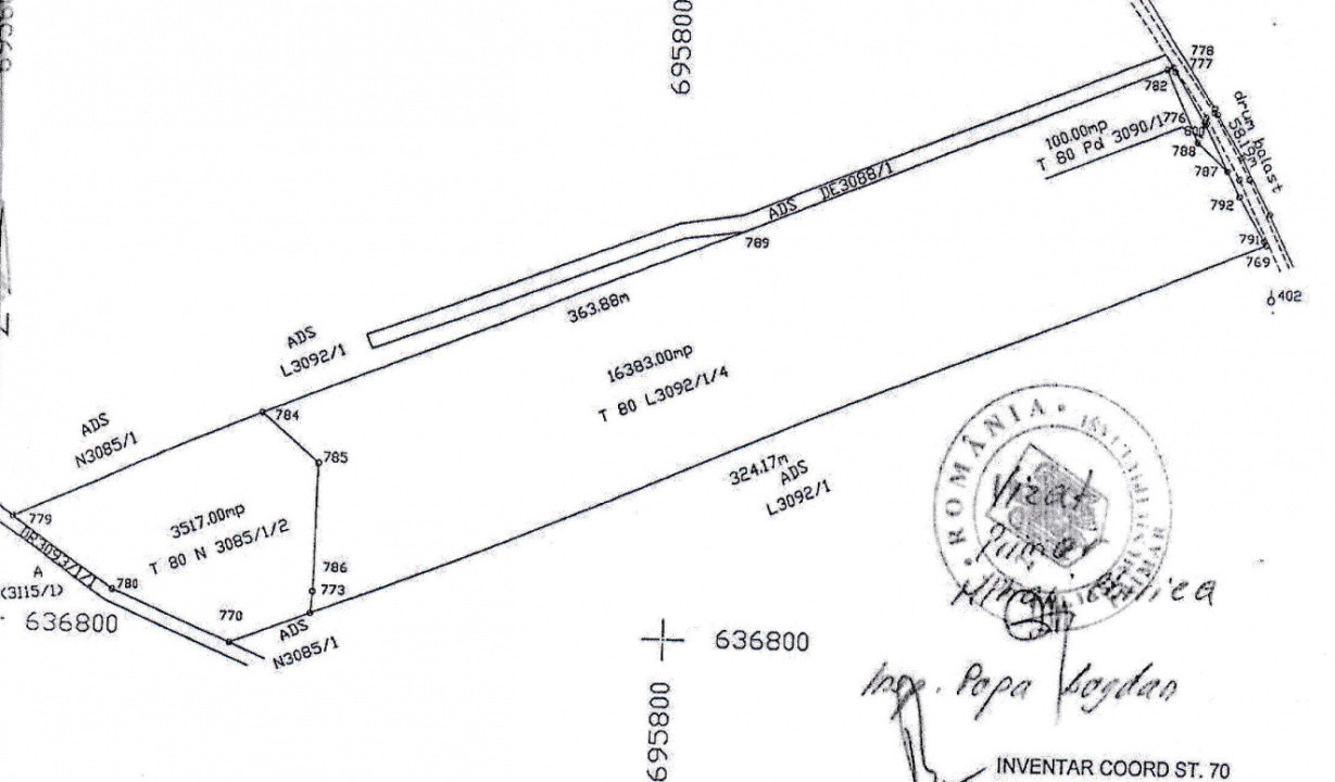Teren 20.000 mp Moara de Vânt / Șorogari - UAT Iași