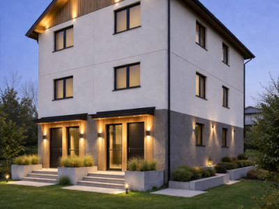 Triplex 262 mp utili, la rosu, 525 mp teren - Valea Lupului