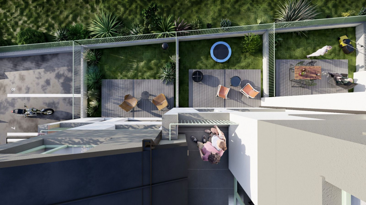 Teren 1066 mp, D+P+1+M, locuințe colective, autorizație inclusă, Visan