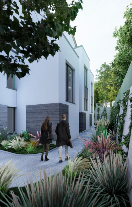 Teren 1066 mp, D+P+1+M, locuințe colective, autorizație inclusă, Visan