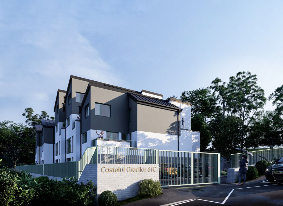 Teren 1066 mp, D+P+1+M, locuințe colective, autorizație inclusă, Visan