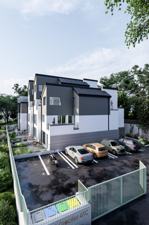 Teren 1066 mp, D+P+1+M, locuințe colective, autorizație inclusă, Visan