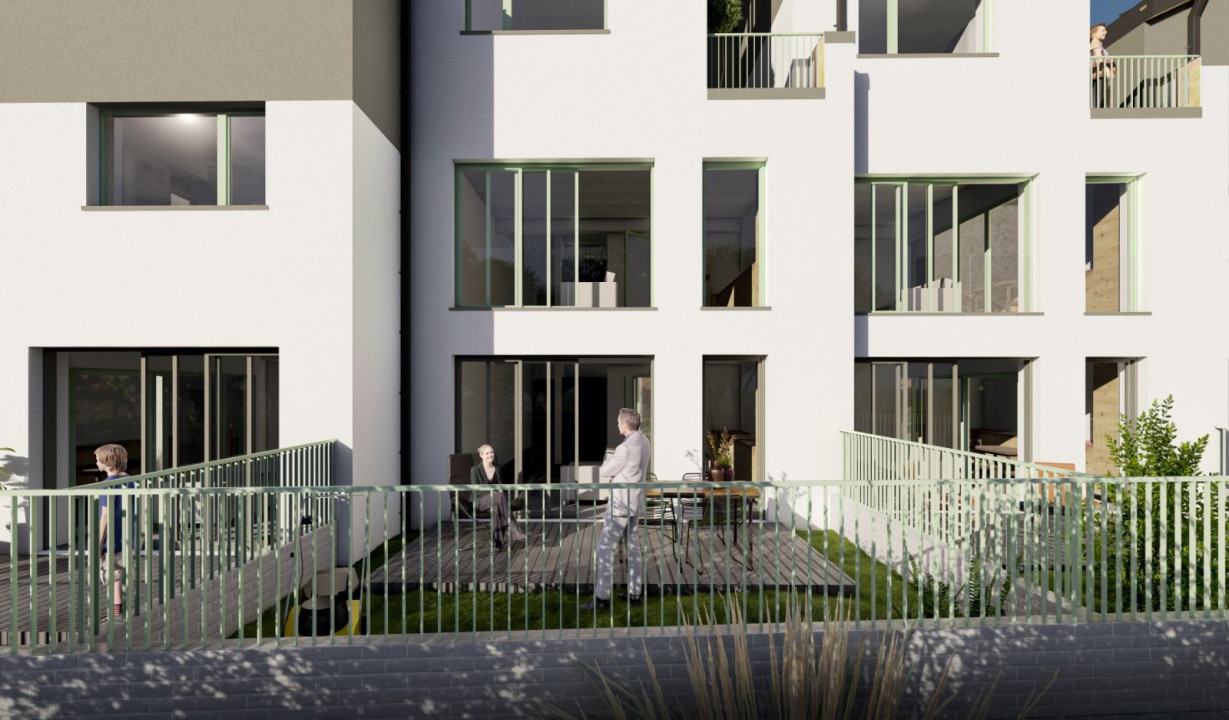 Teren 1066 mp, D+P+1+M, locuințe colective, autorizație inclusă, Visan