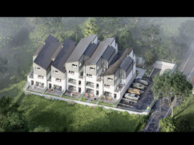 Teren 1066 mp, D+P+1+M, locuințe colective, autorizație inclusă, Visan